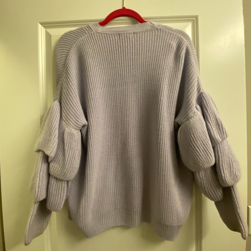 Topshop Ruffle Sweater - Picture 2 of 5
